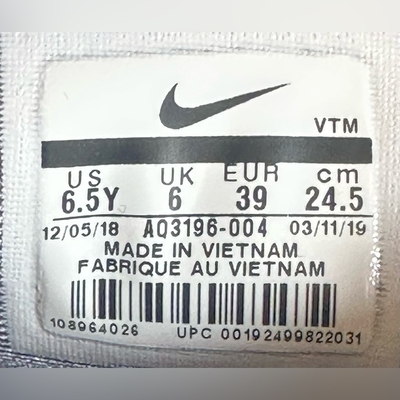 Nike Air Max 720 Gunsmoke-Fuel Orange AQ3196 004 Boys Size 6.5 / Women’s 8.0 - Picture 14 of 14